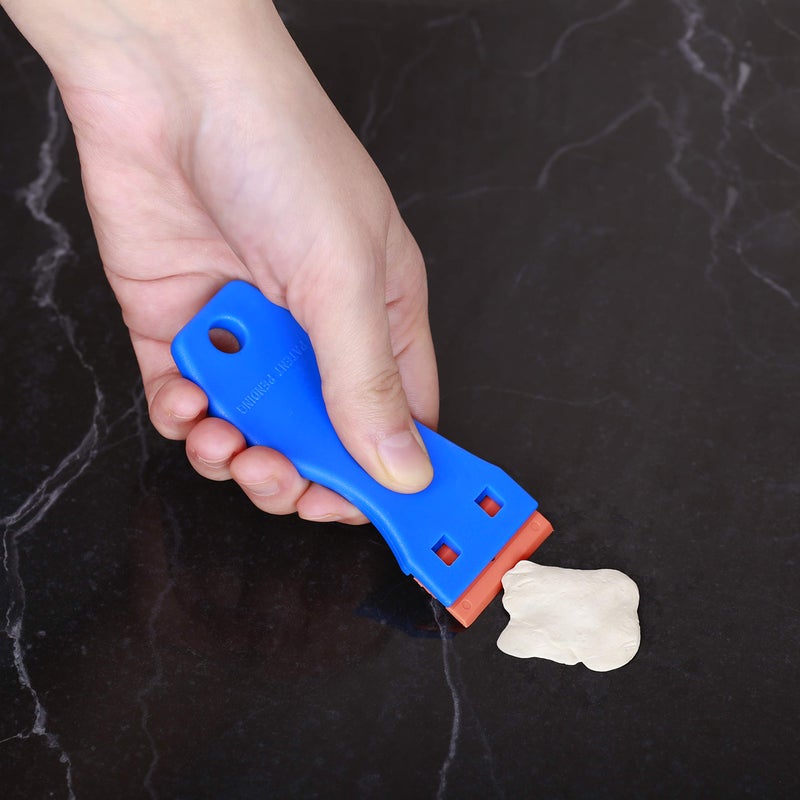 CANOPUS Plastic Scraper with 10 Plastic Razor Blades, Sticker Remover, Scraper Tool for Kitchen, Window, Glass, Decals, Labels, Stove Top, Paint - Image 3
